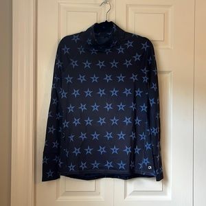 GapFit Winterbrush Fleece Pullover with Blue Stars